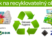 Jak na recyklovatelný obal X: Dámská hygiena