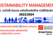 Sustainability management: kurz celoživotního vzdělávání